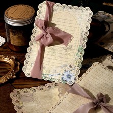 Luoxinguo Stil 2 Vintage Içi Boş Dantel Çerçeve Kenar Kağıt Dekor Yazılabilir Kağıt Malzemesi Kağıt Estetik Dekorasyon Scrapbooking Önemsiz Günlük Kaydı (Yurt Dışından)