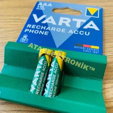 Ata Elektronik ÇOCUK OYUNCAKLARI  için ince aaa Pil  VARTA 550MAH Aaa Ince Şarjlı Pil  ŞARZ EDİLİR AAA