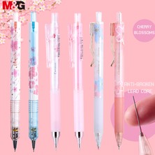 Luoxinguo 4003 1 Beyaz 1 Pembe Mg 0.5mm Güzel Taze Kiraz Sakura Mekanik Kalem Seti Öğrenci Otomatik Kalem Okul Ofis Arzı (Yurt Dışından)