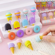 Luoxinguo Popsicle Seti 1 Takım 4 Adet Simülasyon Tatlı Burger Kauçuk Kalem Silgi Ilköğretim Okulu Öğrencileri Yaratıcı Karikatür Sevimli Küçük Silgi Hediye (Yurt Dışından)