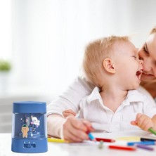 Luoxinguo Mavi Elektrikli Kalemtıraş Kalemtıraş Şeffaf Talaş Tepsisi ile Ağır Kalemtıraşlar Sınıf Için (Yurt Dışından)