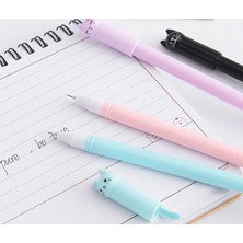 Luoxinguo Siyah 6 Adet/takım Kawaii Kedi Jel Kalem 0.38MM Yaratıcı Sevimli Nötr Mürekkep Kalem Çocuk Hediye Okul Ofis Yazma Malzemeleri Kırtasiye (Yurt Dışından)