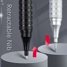 Luoxinguo 0.3mm Siyah Kalem 1 Adet Mekanik Kurşun Kalem 0.3/0.5/0.7/2.0mm Düşük Ağırlık Merkezi Metal Çizim Özel Kalem Ofis Okul Yazma Sanat Malzemeleri (Yurt Dışından)