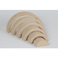 Ali Wooden Aliwooden Waldorf Naturel Mini Gökkuşağı