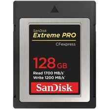 Sandisk Extreme Pro Cfexpress Card Type B, 128GB, 1700MB/S Read, 1200MB/S Write
