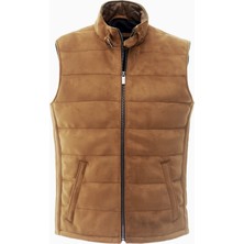 Pierre Cardin Erkek Suni Deri Yelek