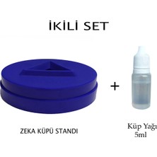 Mrs Toys Zeka Küpü Standı Rubik Küp Standı Küp Tutucu Sehpa Zeka Küp Yağı ( Lube )Ikili Set