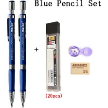 Luoxinguo 3black Kalem 2.0mm Mekanik Kurşun Kalem Seti 2b Siyah Kurşun Yedekler Yazma Çizim Otomatik Kalem Okul Ofis Kırtasiye Sanat Kroki Malzemeleri (Yurt Dışından)