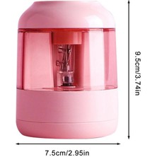 Luoxinguo Pembe Elektrikli Kalemtıraş Otomatik Kalemtıraş Aracı Evde Okul Malzemeleri Çocuklar Için Konteynerli Elektrikli Kalemtıraş (Yurt Dışından)