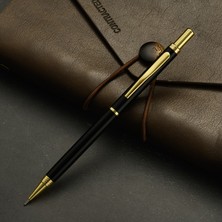 Luoxinguo Tüm Çelik Renk Yüksek Kaliteli Pres Metal 0.5 mm Kalem Öğrencinin Hareketli Mekanik Kurşun Kalem Sevimli Okul Malzemeleri Yazma Kaligrafi Uygulaması (Yurt Dışından)