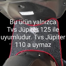 Tvs Motosiklet Aksesuar Koruyucu Modifiye Paspas Tvs Jüpiter 125 Uyumlu Kenar Overlok Iplik Renk Seçenekli