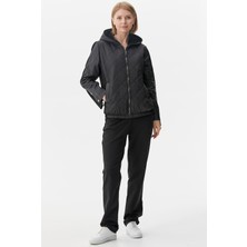 Içi Peluş Kapitone Kombinli Eşofman Takım - Siyah