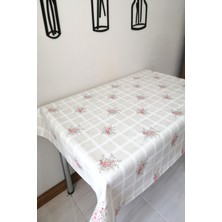 Elegancev Altı Astarlı Muşamba Masa Örtüsü -Ççk