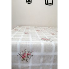 Elegancev Altı Astarlı Muşamba Masa Örtüsü -Ççk
