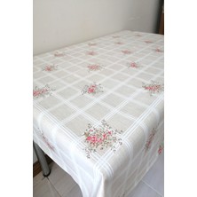 Elegancev Altı Astarlı Muşamba Masa Örtüsü -Ççk