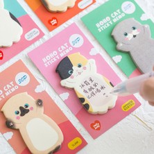 Luoxinguo 01 30 Sayfalık/paket Kawaii Kedi Yapışkan Not Dikiş Not Defteri Çıkartmalar Sevimli Bloknot Dıy Kırtasiye Öğrenci Günlüğü Malzemeleri 8 Stilleri (Yurt Dışından)