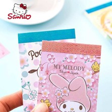 Luoxinguo Melodi (70) Sanrio Japon Kiraz Çiçeği Sezon Mini Not Defteri Sevimli Karikatür Taşınabilir Cüzdan Notu Dıy El Hesabı Kolaj Dekorasyon (Yurt Dışından)