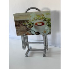 Reyhan Home 4lü Çanta Sehpa, Çanta Zigon, 4 Lü Sehpa Takımı, Yan Sehpa