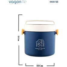 Vagonlife Cırcle Lunch Box - Yemek Kutusu – 900 Ml.