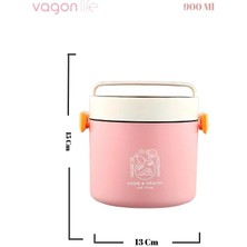 Vagonlife Cırcle Lunch Box - Yemek Kutusu – 900 Ml.