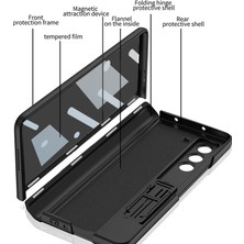 Cool-M Samsung Galaxy Z Fold5 5g Kapak Koruma Kabuğu Kickstand Pc Kılıfı Önlem Ön Ekran Filmi ile Koruma Kabuğu (Yurt Dışından)