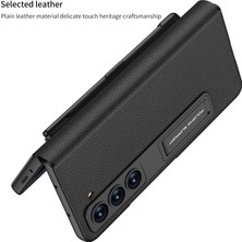 Cool-M Samsung Galaxy Z Fold5 5g Kılıf Pu Deri Telefon Kapağı Pen Yuvası (Yurt Dışından)