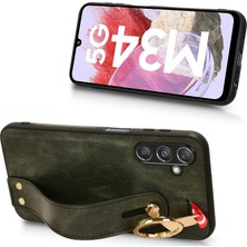 Cool-M Samsung Galaxy M34 5g / F34 5g Telefon Kılıfı Bilgisayar Kickstand Bote Açıcı Deri+Pc+Tpu Kapak (Yurt Dışından)