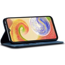 Cool-M Samsung Galaxy M34 5g / F34 5g Kot Ceza Doku Telefon Stand Kapağı Cüzdan Telefon Kılıfı Pu Deri Kabuk (Yurt Dışından)