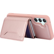 Cool-M Samsung Galaxy A34 5g Kickstand Case Rfıd Engelleme Çıkarılabilir Pop-Up Kart Tutucu Telefon Kapağı (Yurt Dışından)