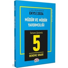 Editör Yayınları 2024 MEB EKYS Müdür ve Yardımcılığı 5 Deneme Çözümlü