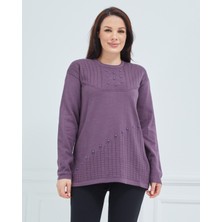 Fresh Moda Kadın Triko Kışlık Orta Yaş Anne Bluz Kazak