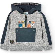 Boboli Erkek Çocuk Sweatshirt Açık Gri