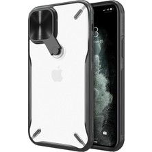 Forestl Digital Apple iPhone 12 Mini Tpu Pc Protector Cover-Black Için Nillkin Camshield Serisi Kickstand Case (Yurt Dışından)