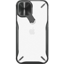 Forestl Digital Apple iPhone 12 Mini Tpu Pc Protector Cover-Black Için Nillkin Camshield Serisi Kickstand Case (Yurt Dışından)