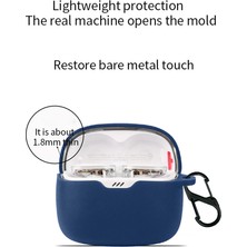 Jbl Tune Buds Kulaklık Silikon Kılıf Anti-Scratch Kulaklık Koruyucu Kapak Toka ile (Yurt Dışından)