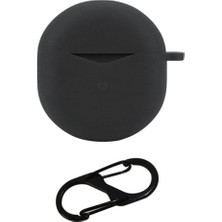 Soundpeats Air4 Bluetooth Kulaklık Silikon Kasa Toz Geçirmez Koruyucu Kılıf Tokalı (Yurt Dışından)