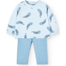 Boboli Kız Bebek 2li Set Desenli