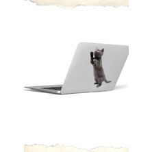 Etiketçi Paşa Kedi ve Köpek Temalı Laptop Notebook Tablet Sticker