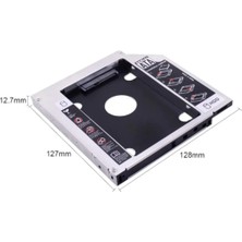 Techtic 12.7mm Sata HDD Harddisk Caddy Kızak Kutu Laptop SSD Notebook