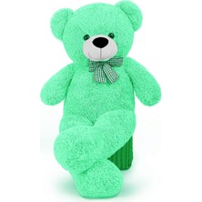 Sole Papyonlu Sevimli Peluş Şaşkın Ayı 80 cm - Sevgiliye Özel Hediye