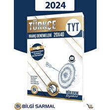Bilgi Sarmal Yayınları 2024 TYT Türkçe 20 x 40 Branş Denemeleri