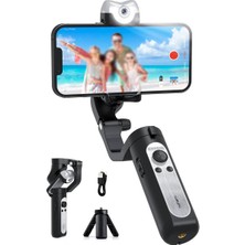 Z-Mobile Isteady VS2S 3 Eksenli Gimbal El Tipi Aı Yapay Zeka Görüş Sensörlü Telefon Sabitleyici Stabilizatör