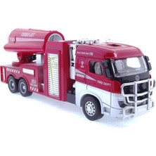 Bisepetim Die Cast Model Çek Bırak Turbo Jet Itfaiye Kamyonu