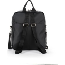 City Center Fashion Kadın Saten Kumaş Sırt Çantası Çok Gözlü Sırt Model Backpack CTY-LBN-9218