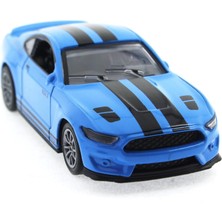 Bisepetim Die Cast Çek Bırak Metal Mavi Spor Araba