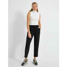 Koton Crop Pantolon Nervürlü