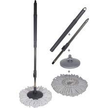 Toptancı Amca Sillgech EH-161 360° Otomatik Yedek  Mop Yedek Seti 120 cm Hepsine Uyumlu