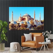 AR AJANS KANVAS TABLO  Istanbulun Simgesi Ayasofya Manzarası Kanvas Tablo ART0082