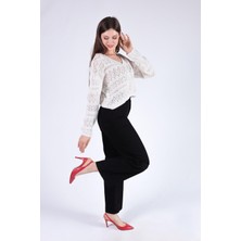 Rays 11107 Bol Paça Kot Pantolon Siyah