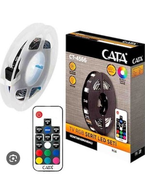 Cata Usb'li Tv Şerit LED 3 Metre Kumandalı Rgb Animasyonlu